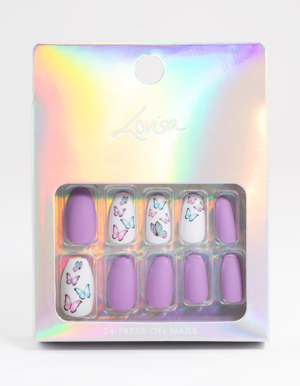 Butterfly Press On Nails
