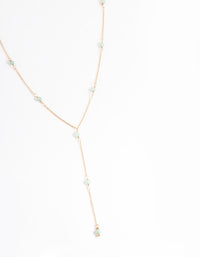 Worn Gold Mini Oval Necklace - link has visual effect only