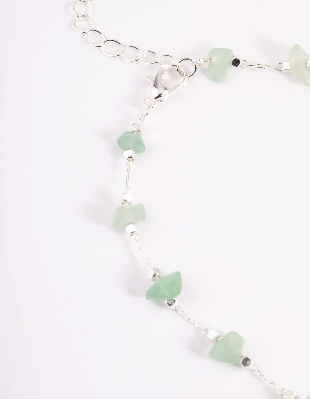 Silver Green Adventurine Choker Pack