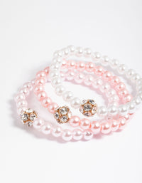 Kids Pearl Stretch Bracelet Pack - link has visual effect only