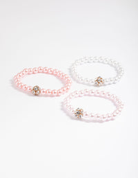 Kids Pearl Stretch Bracelet Pack - link has visual effect only