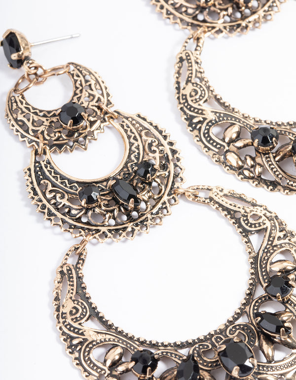 Statement Boho Drop Earrings