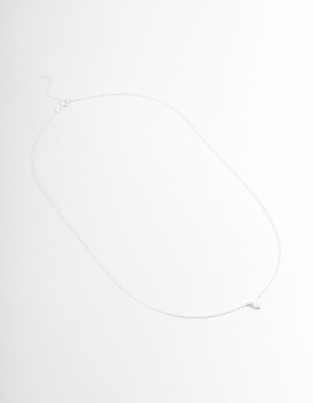 Sterling Silver Round Open Pendant Necklace