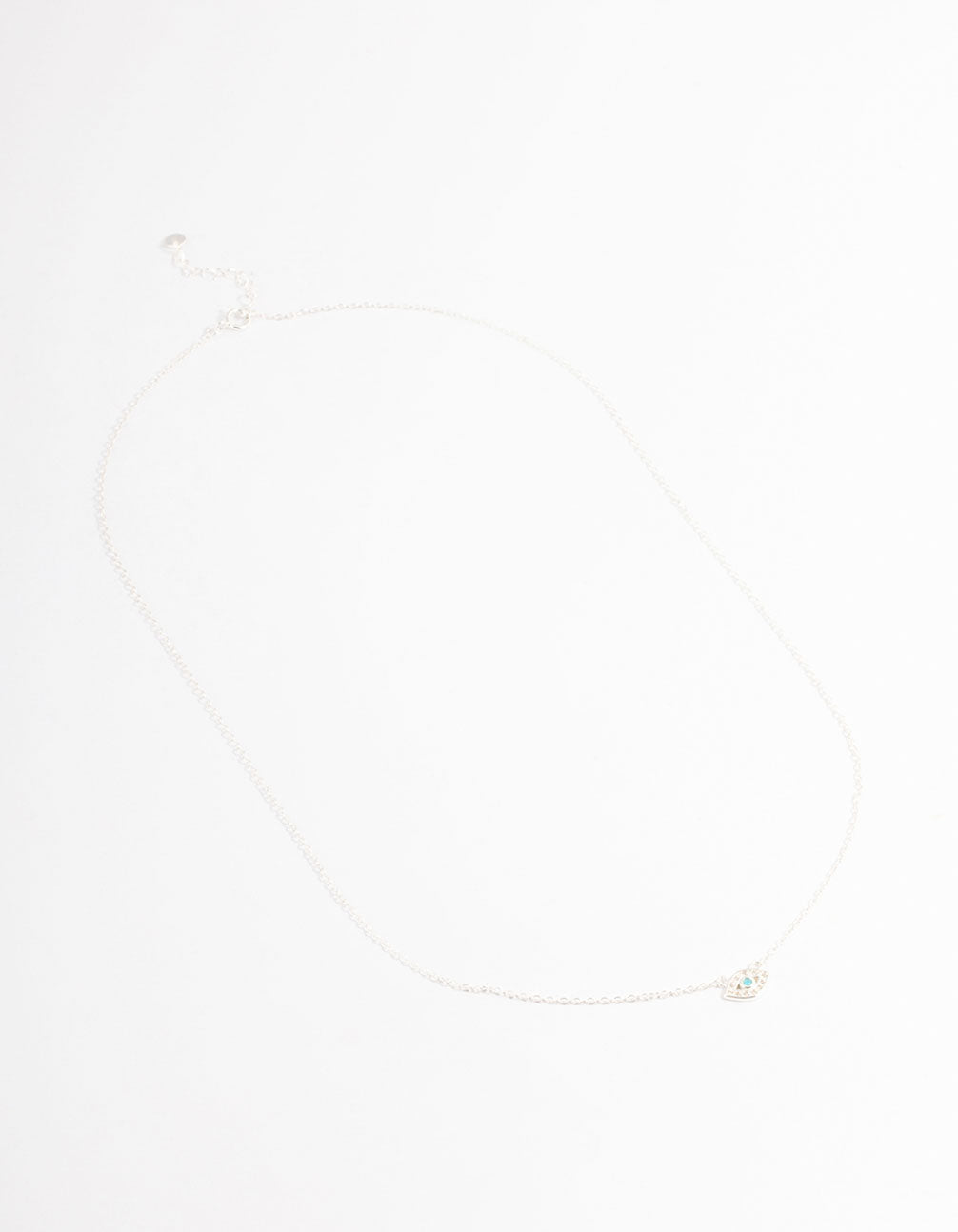 Sterling Silver Evil Eye Necklace