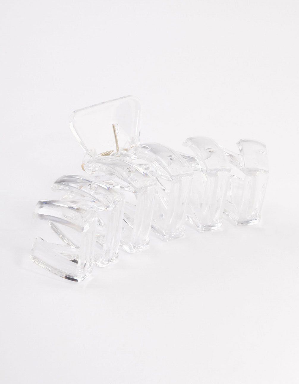 Clear Zig Zag Hair Claw Clip