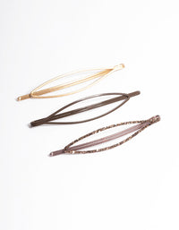 Coated Simple Glitter Clips Pack - link has visual effect only