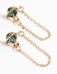 Blue Planet Front & Back Earrings - link has visual effect only