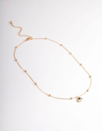 Gold Diamante Satellite Chain Necklace - link has visual effect only