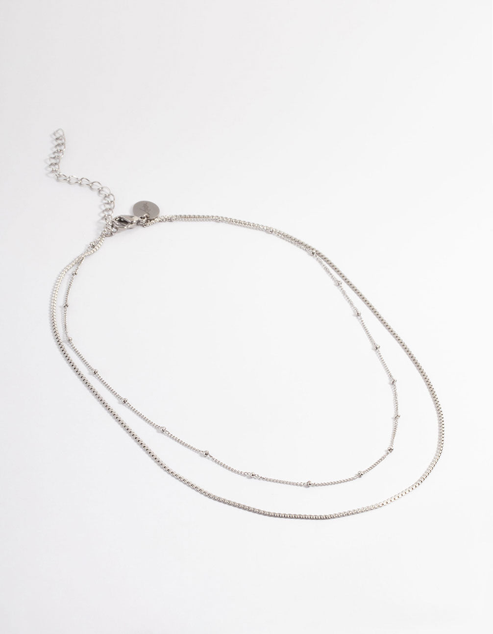 Stainless Steel Mixed Chain Layered Necklace