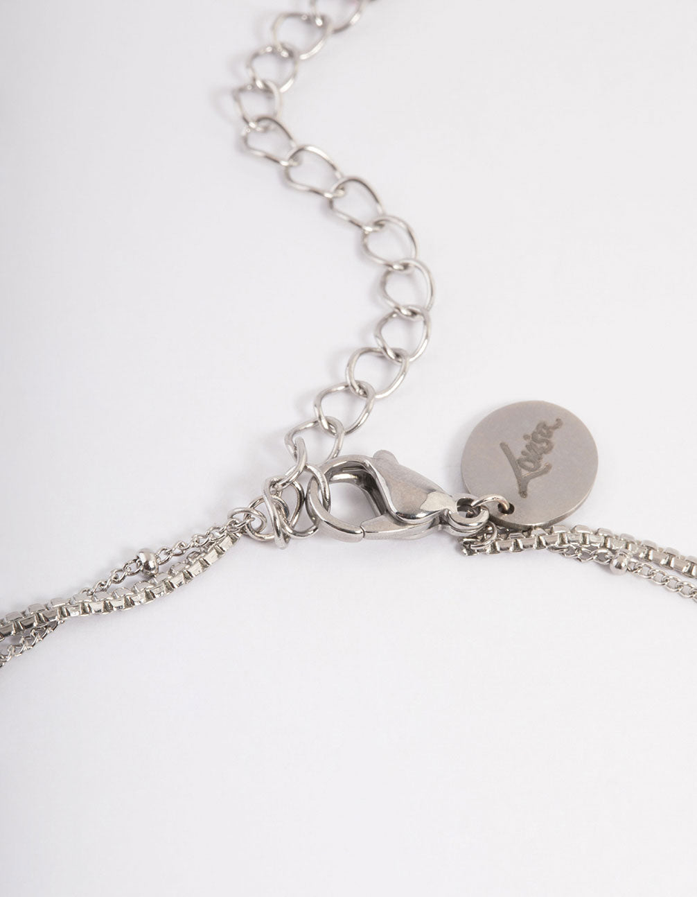 Stainless Steel Mixed Chain Layered Necklace