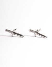 Surgical Steel Dagger Stud Earrings - link has visual effect only