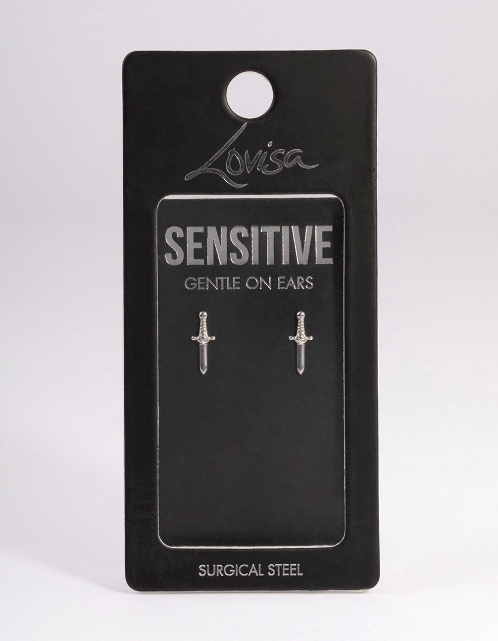 Surgical Steel Dagger Stud Earrings