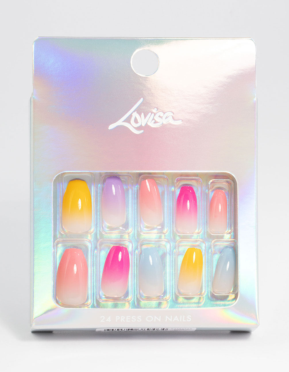 Multi-Colour Ombre Press On Nails