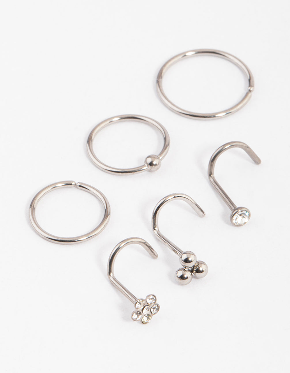 Titanium Flower & Trio Ball Nose 6-Pack