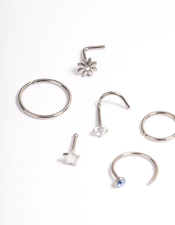 Titanium Flower & Trio Ball Nose 6-Pack