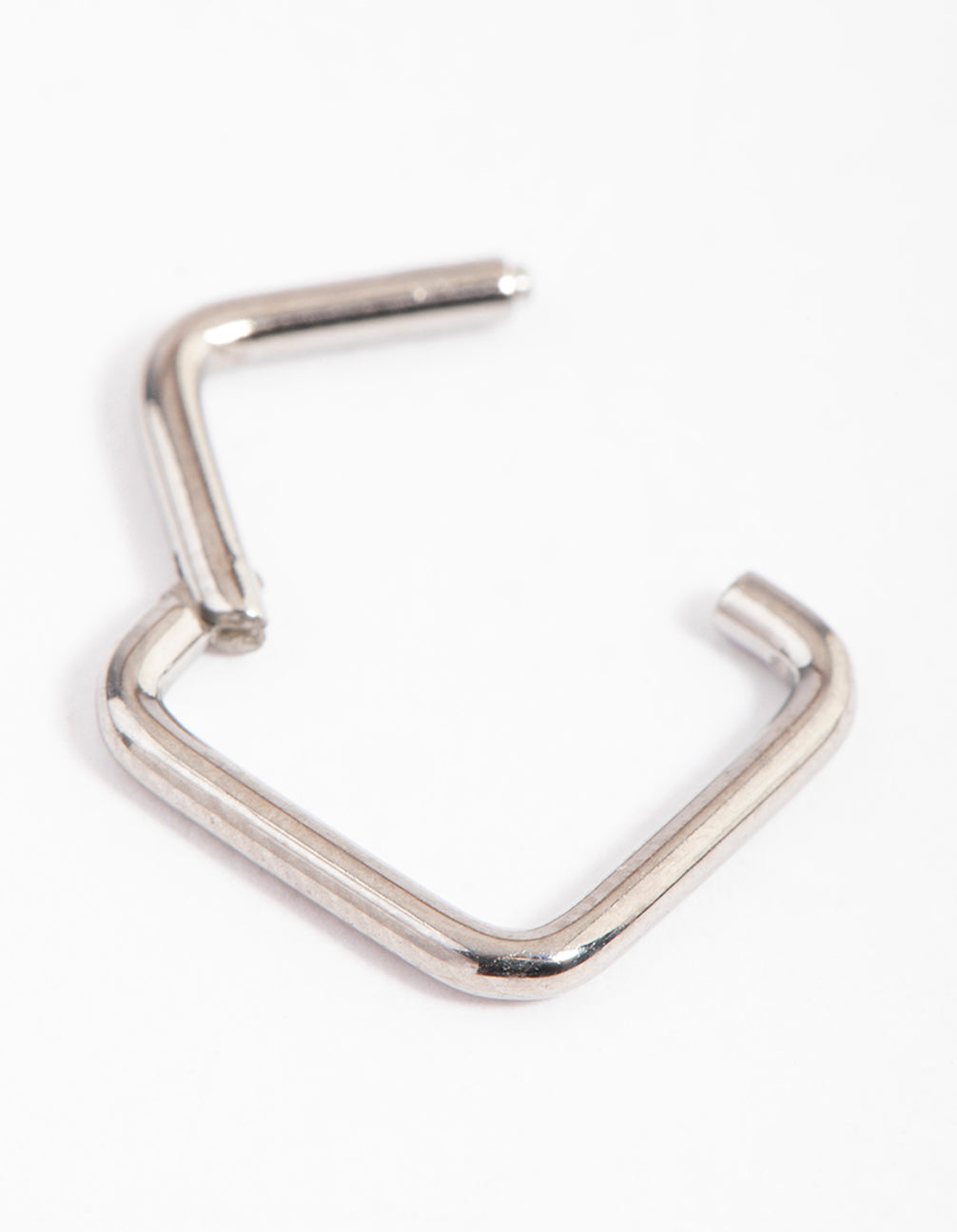 Titanium Square Clicker Ring