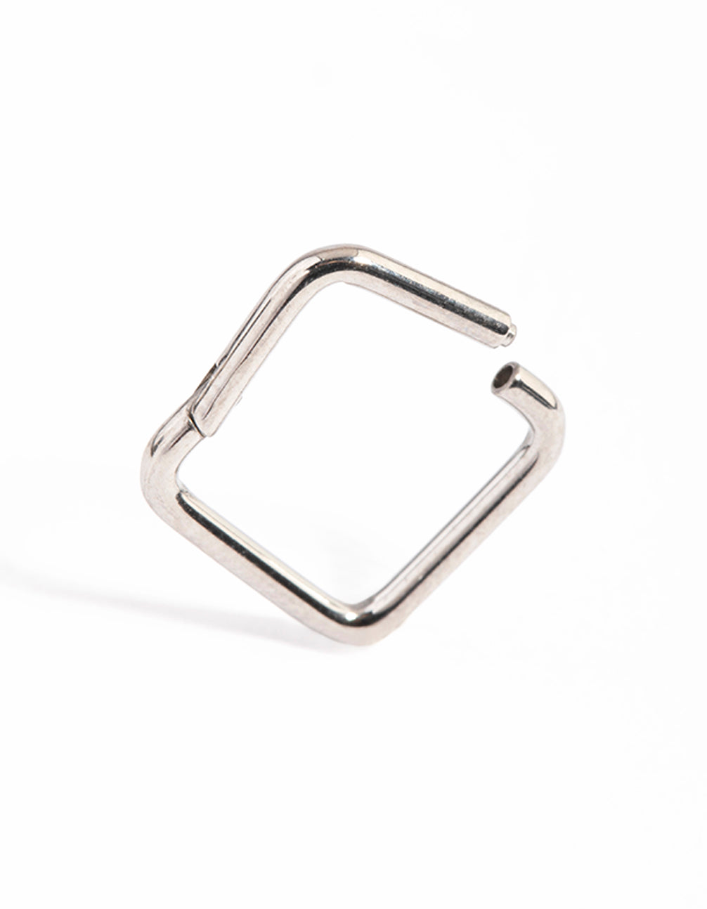 Titanium Square Clicker Ring