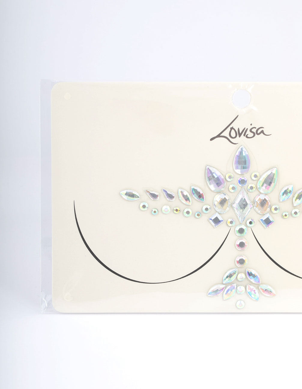 Acrylic Crystal Chest Jewels