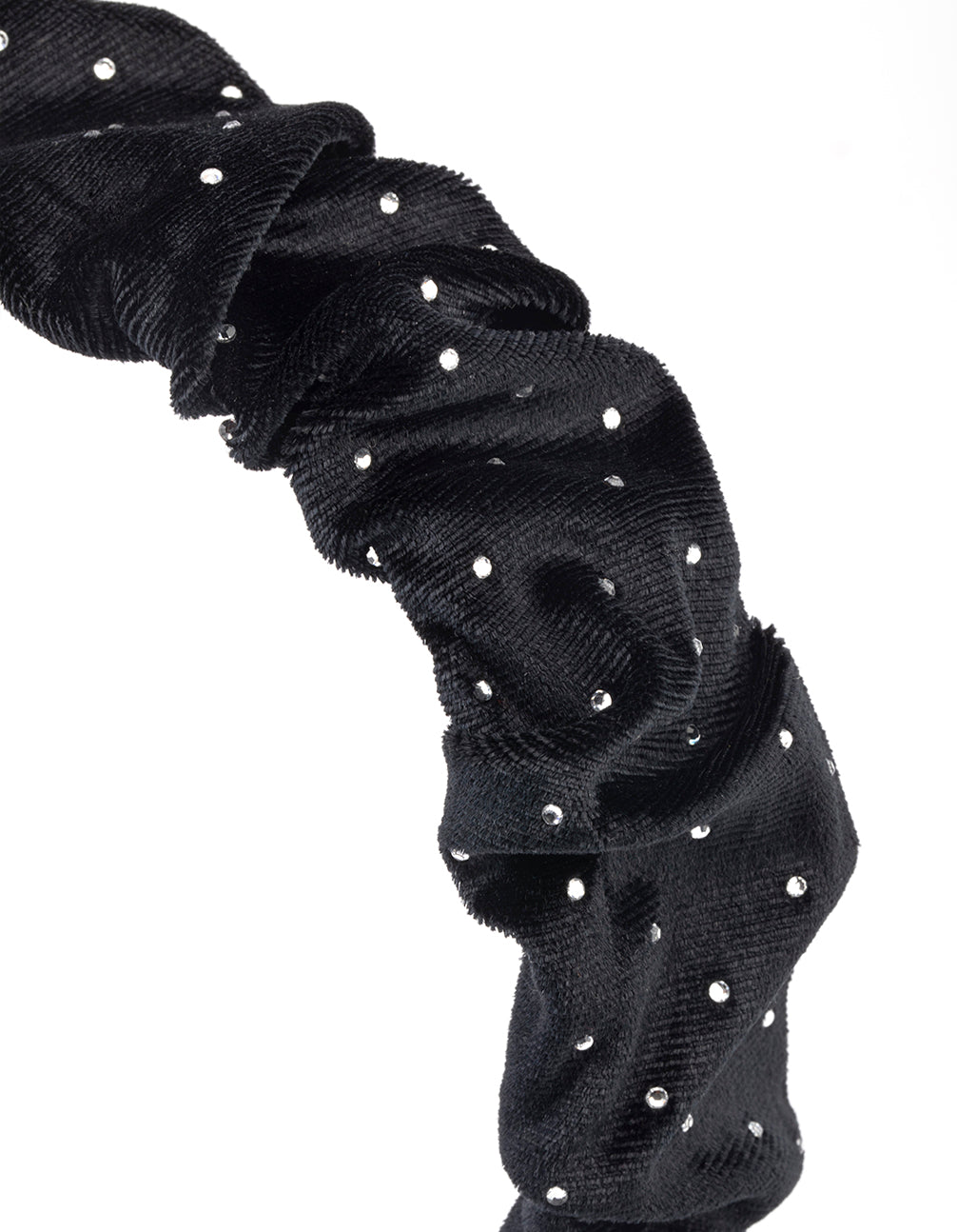 Fabric Velvet Diamante Headband
