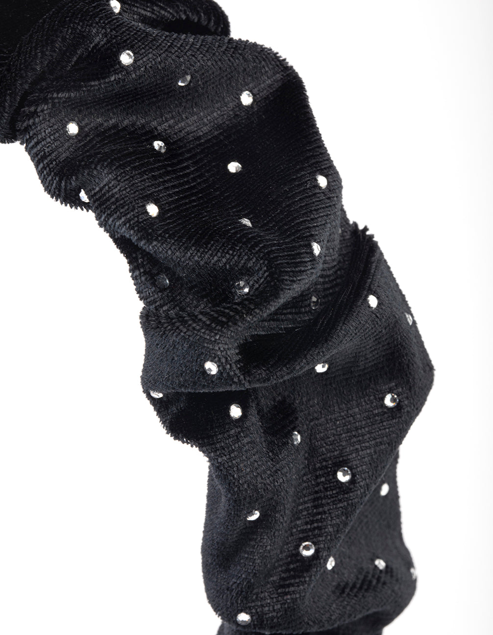 Fabric Velvet Diamante Headband