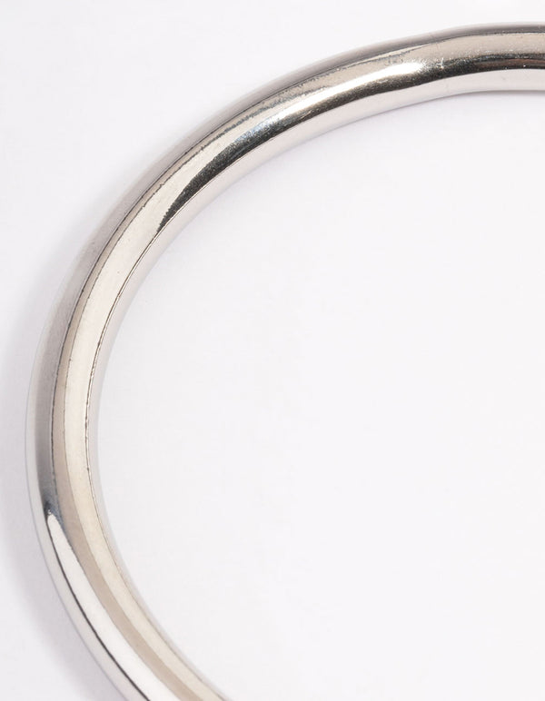 Waterproof Stainless Steel Statement Round Bangle