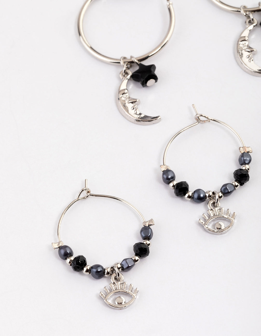 Silver Cross Celestial Earrings Pack