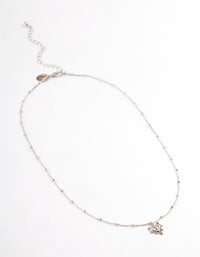 Antique Silver Heart Necklace - link has visual effect only