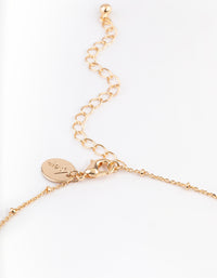 Gold Heart Necklace - link has visual effect only