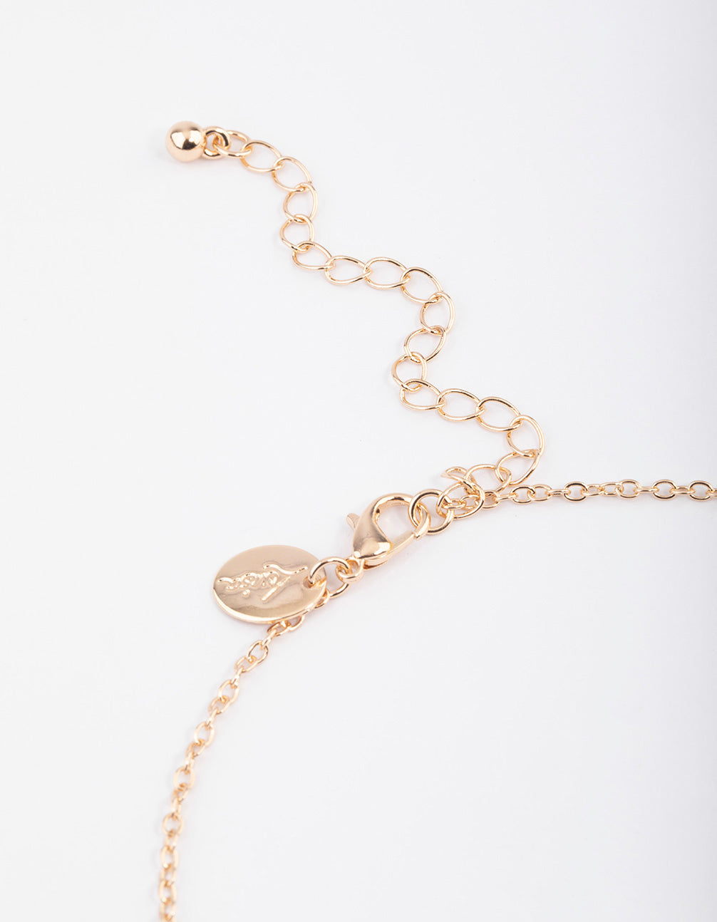 Gold Amethyst Charm Necklace