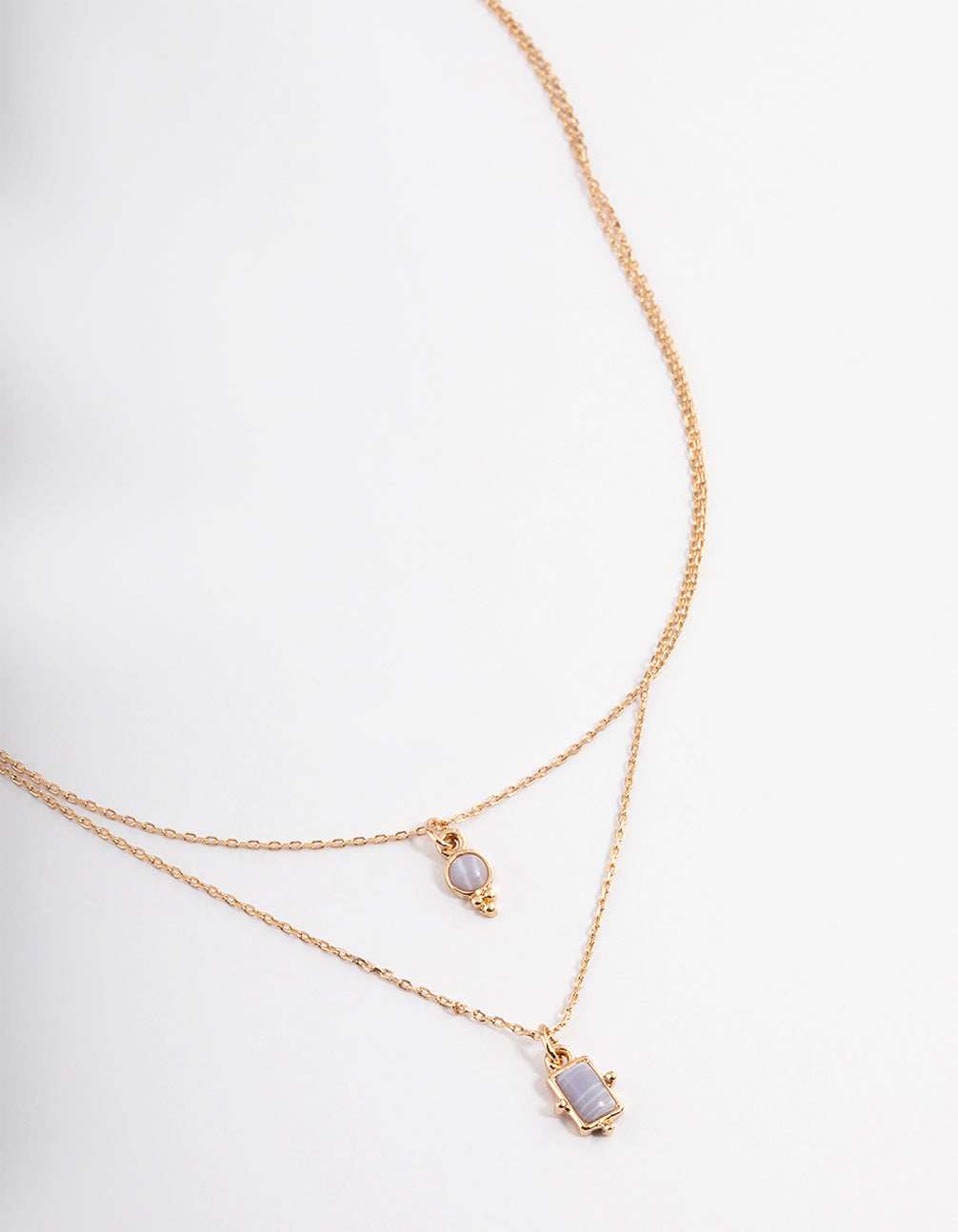 Gold Layered Tiny Charm Necklace