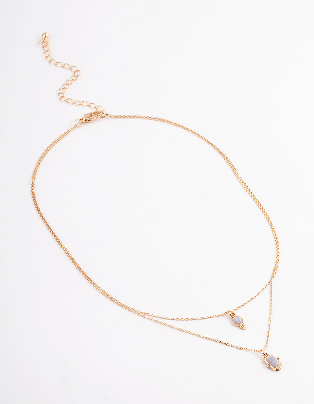 Gold Layered Tiny Charm Necklace