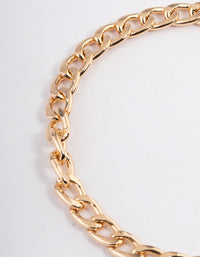 Gold Amethyst Charm Bracelet - link has visual effect only