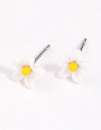 Yellow Mini Daisy Stud Earrings - link has visual effect only