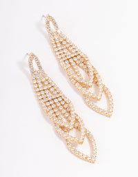 Gold Graduated Loop Cupchain Earrings - Lovisa