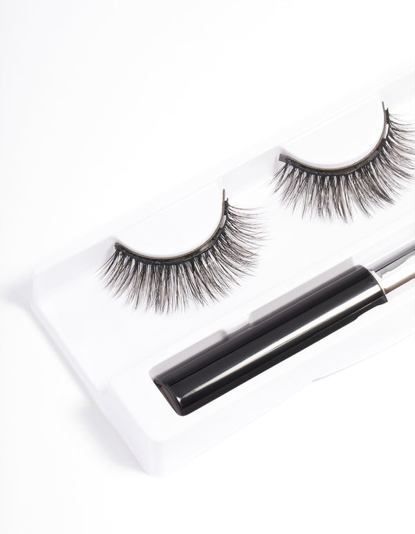 Black Natural Glam Magnetic Fake Eyelashes