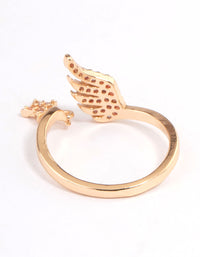 Diamante Wing Fingertip Ring - link has visual effect only