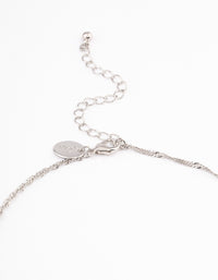 Silver Purple Gummy Bear Necklace - link has visual effect only