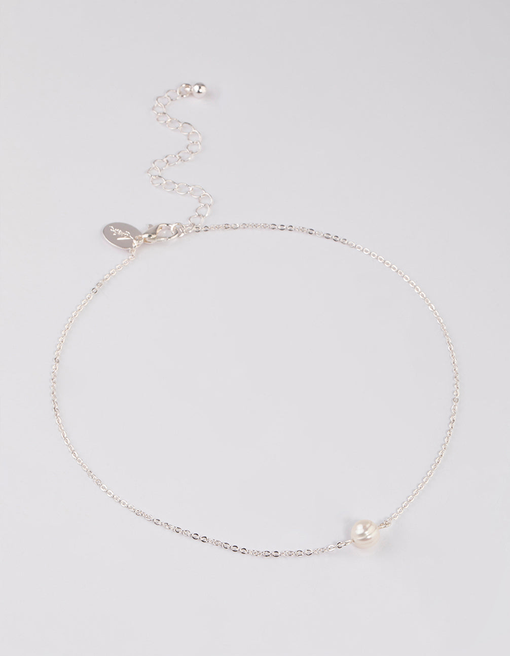 Silver Pearl Choker