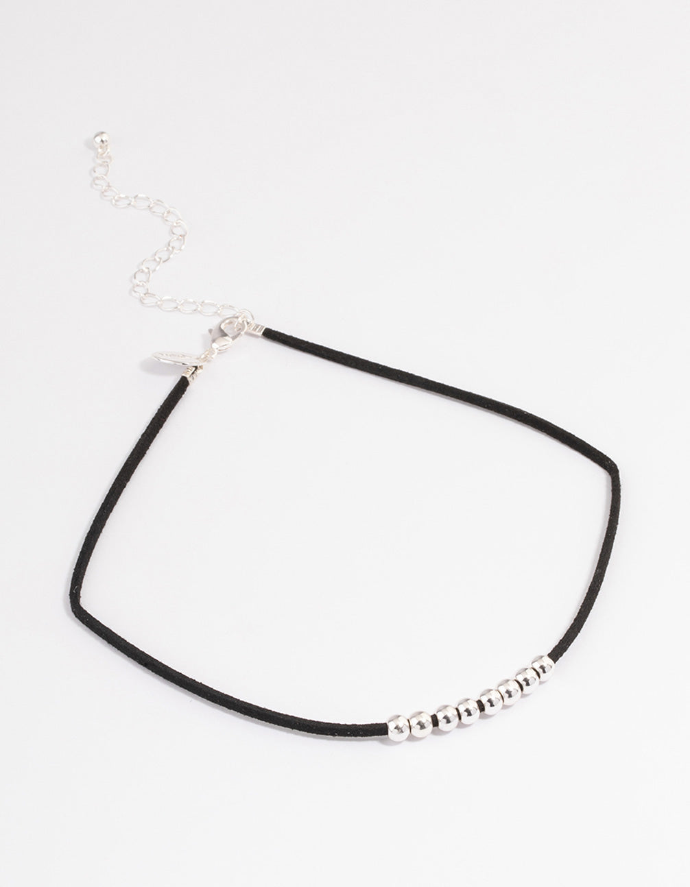 Silver Multi Sphere Choker