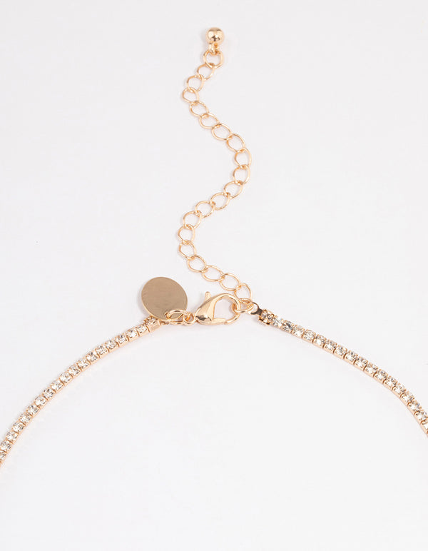Gold Cupchain Choker