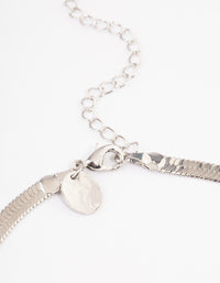 Silver Classic Snake Chain Necklace - link has visual effect only