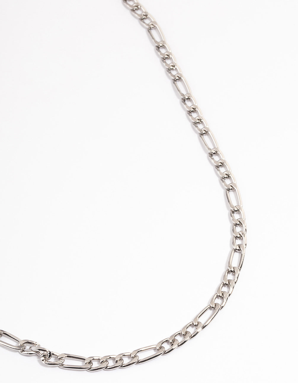 Silver Figaro Chain Necklace