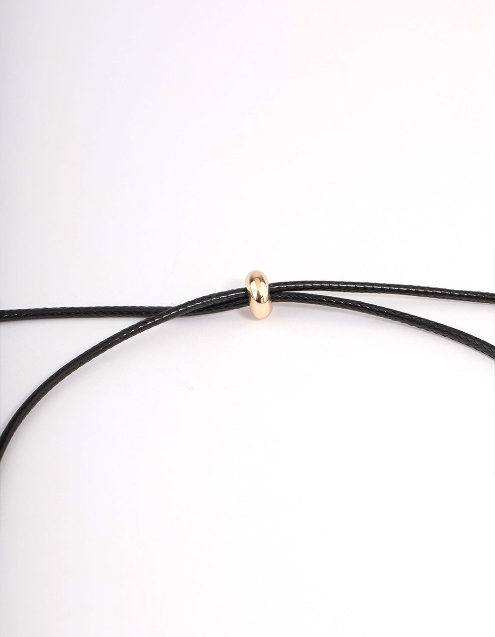 Gold Puffy Heart Pendant Necklace