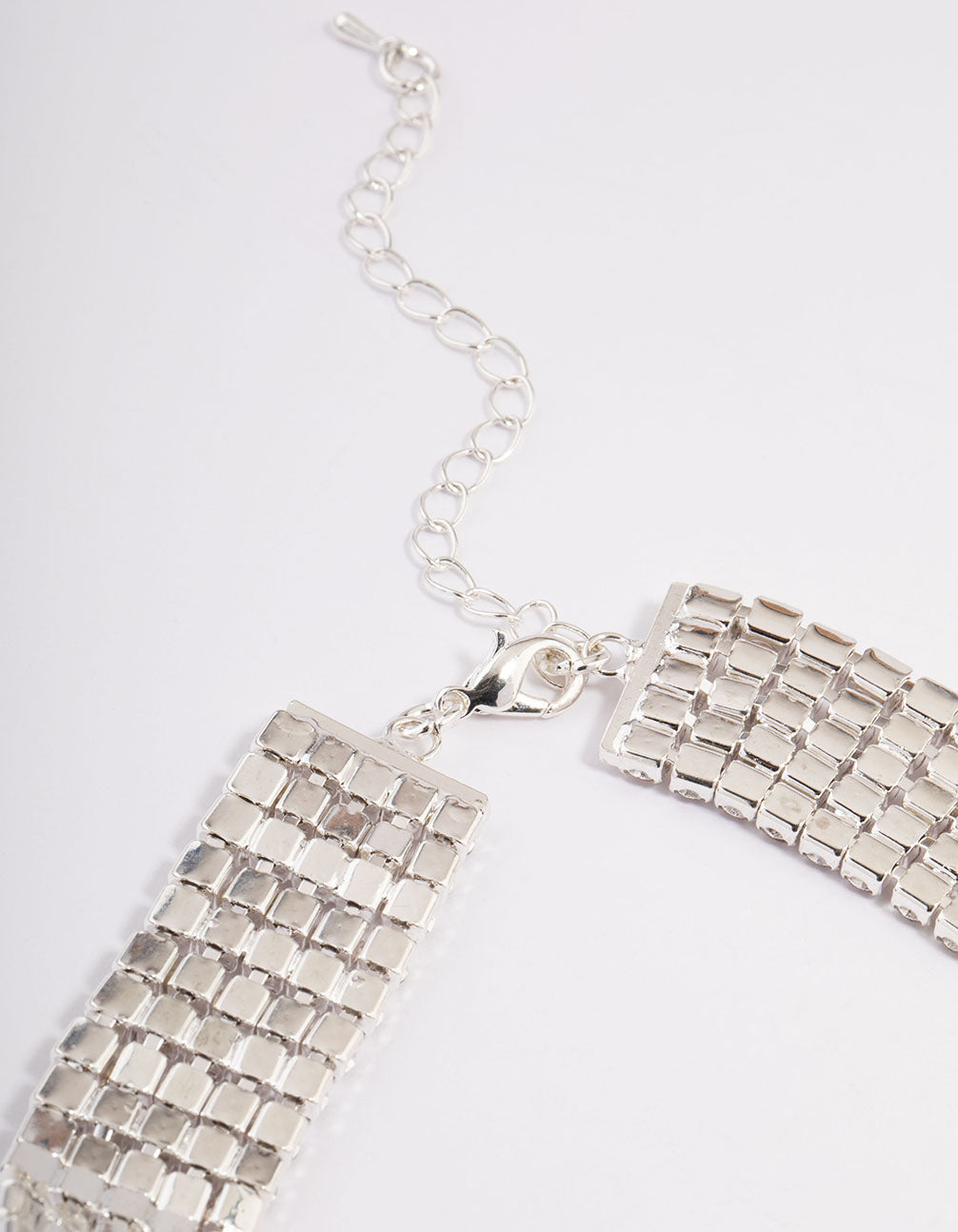 Silver Cupchain Large Pear Choker