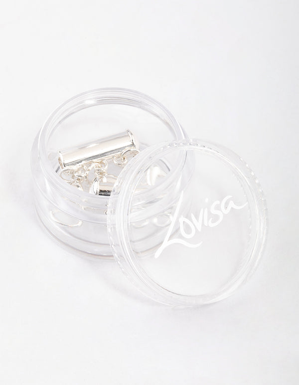 Silver Magnetic Three Necklace Separator