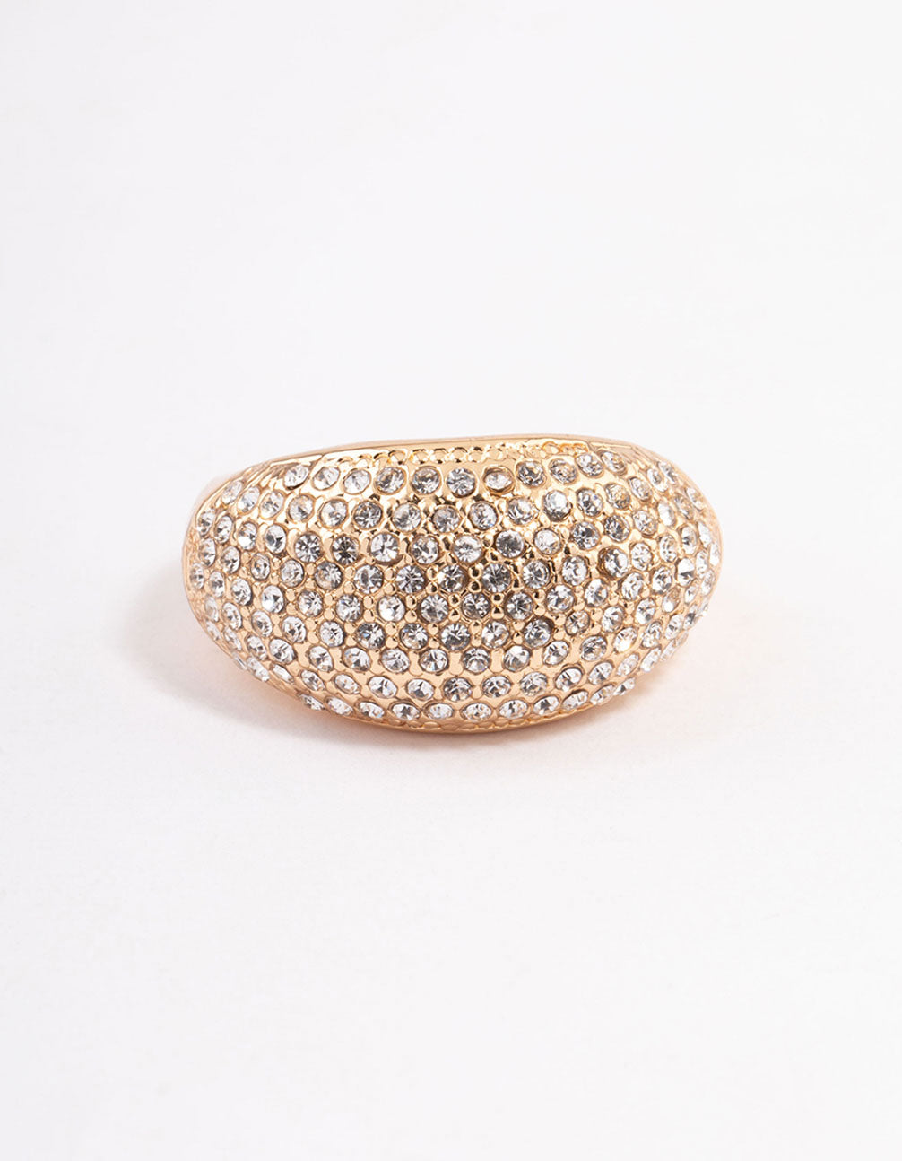 Gold Pave Dome Ring
