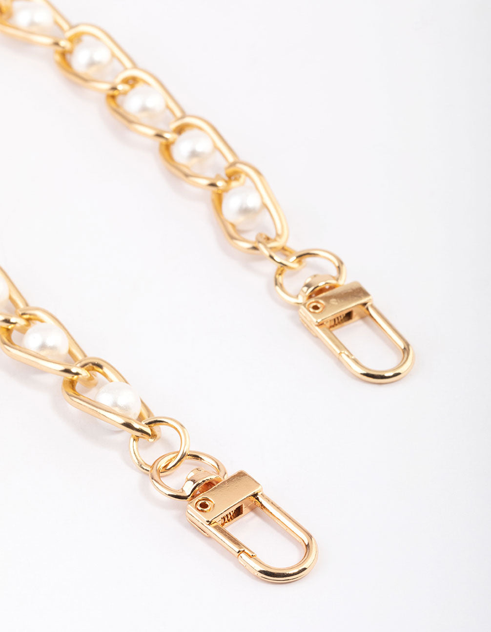 Pearl & Chain Wrist Phone Strap