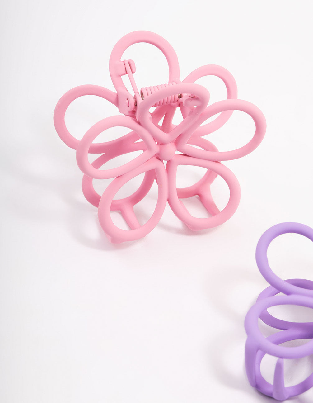 Acylic Flower Claw Clip Pack