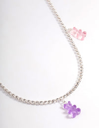 Silver Gummy Bear Charm Belt - link has visual effect only