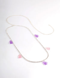 Silver Gummy Bear Charm Belt - link has visual effect only